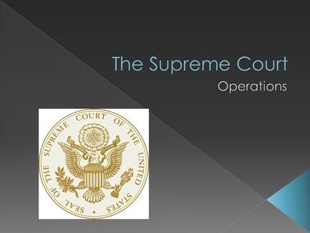  1000s are appealed to the S Court › Only ~100 actually heard › Most denied b/c justices either agree w/ lower court decision or believe the case doesn’t.