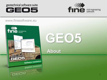 1 GEO5. GEO – The mission and history /1989-1999/ User-friendly geotechnical software Save time, give reliable results Try to cover all geotechnical problems.