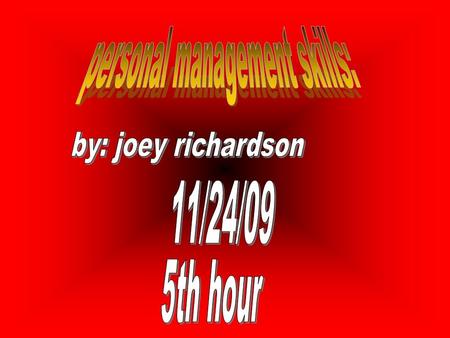 Attend school/work daily and on time Don’t miss the bus and be late for school Don’t be tardy Try and get a perfect attendance award.