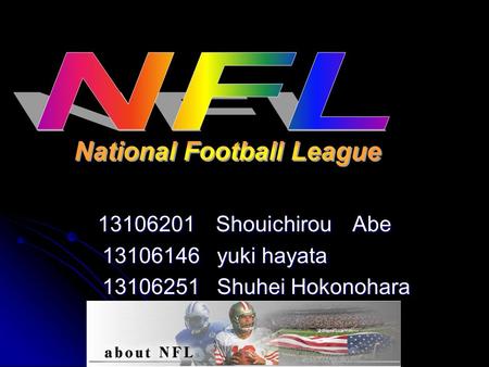 13106201 Shouichirou Abe 13106146 yuki hayata 13106146 yuki hayata 13106251 Shuhei Hokonohara 13106251 Shuhei Hokonohara.