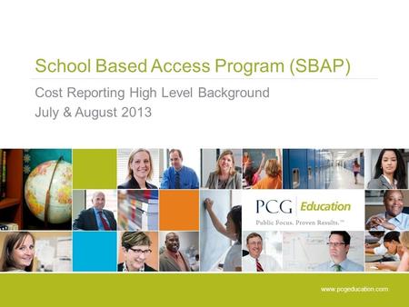 School Based Access Program (SBAP)