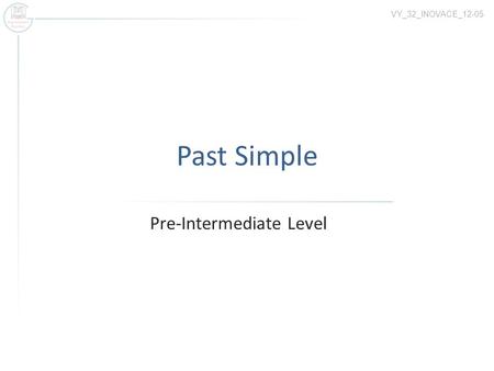 Pre-Intermediate Level