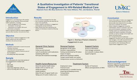 A Qualitative Investigation of Patients’ Transitional States of Engagement in HIV-Related Medical Care Stephanie Koch, MS, Mary Gerkovich, PhD, Karen Williams,