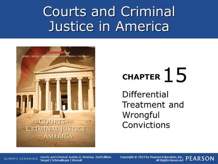 15 Differential Treatment and Wrongful Convictions.