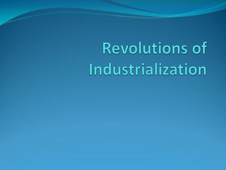 A Great Acceleration of Technological Innovation Use of new energy sources - (steam engines, petroleum engines) Britain - output increased some fiftyfold.