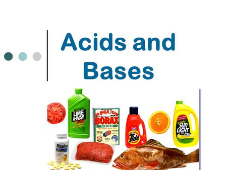 1 Acids and Bases. 2 Acids React with certain metals to produce hydrogen gas. React with bicarbonates to produce carbon dioxide gas Have a bitter taste.