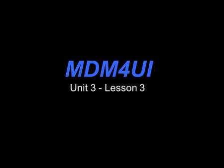 MDM4UI Unit 3 - Lesson 3. Odds commonly used in sports another way to express a level of confidence odds in favour of event A occurring is: P(A) P(A’)