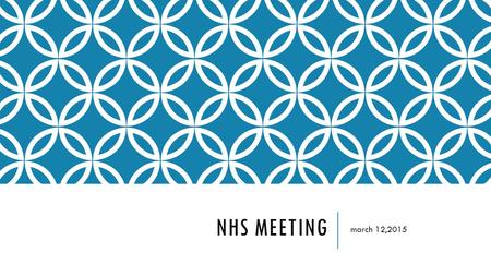 NHS MEETING march 12,2015. COMPOSTING!!!! Still happening.  Both lunch  Half an hour a day Still need YOUR help. Easy job. Easy hours. Do it.