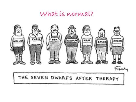 What is normal?. Standard Normal Distribution The standard normal distribution is a special case of the normal distribution. It is the distribution.