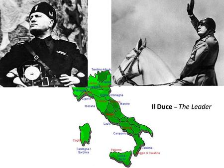 Il Duce – The Leader Der Fuhrer – The Leader Hirohito.