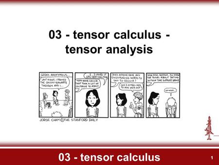 1 03 - tensor calculus 03 - tensor calculus - tensor analysis.