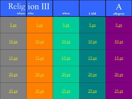 10 pt 15 pt 20 pt 25 pt 5 pt 10 pt 15 pt 20 pt 25 pt 5 pt 10 pt 15 pt 20 pt 25 pt 5 pt 10 pt 15 pt 20 pt 25 pt 5 pt 10 pt 15 pt 20 pt 25 pt 5 pt Relig.