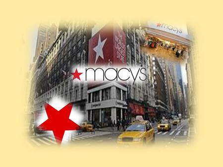 Macy's, established in 1858, is the Great American Department Store - an iconic retailing brand with about 810 stores operating coast-to-coast and online.