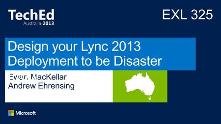 Ewan MacKellar Andrew Ehrensing. 2 ScenarioOCS 2007 R2Lync 2010Lync 2013 HA: server failure  Server clustering via hardware load balancing (HLB)  Server.