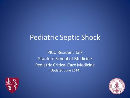 Pediatric Septic Shock