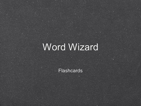 Word Wizard Flashcards. Prefixes PREFIXMEANINGEXAMPLES un-not, oppositeunlock mis-badly, wronglymisunderstand com-together, withcompress sub-undersubmarine.