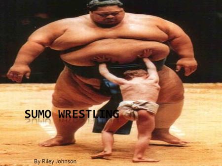 By Riley Johnson. History  Sumo has been played for over 2000 years  Originally performed to entertain their gods  Originated in Japan  It is a very.