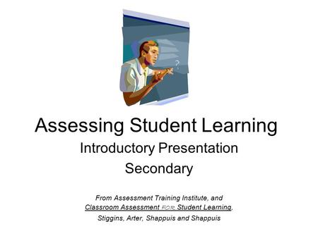 Assessing Student Learning