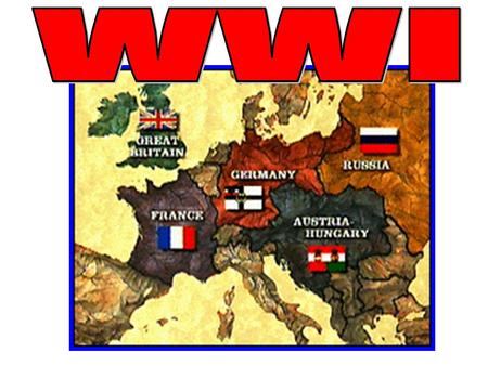 The Great War The War to End All Wars Europe’s War (at 1st)