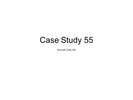 Case Study 55 Kenneth Clark, MD. Question 1 This is a 27-year-old man with a history of pineal / dorsal midbrain region teratoma at age 16, status-post.