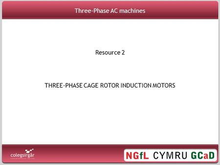 Three-Phase AC machines