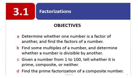 Section 3.11. Not what I had in mind. Section 3.12.