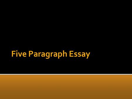  Think of your essay as a math formula or steps that need to be taken to get to the finish line.  These steps can be written in any order as long as.