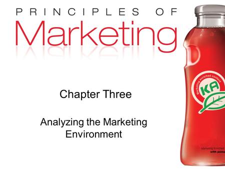 Analyzing the Marketing Environment