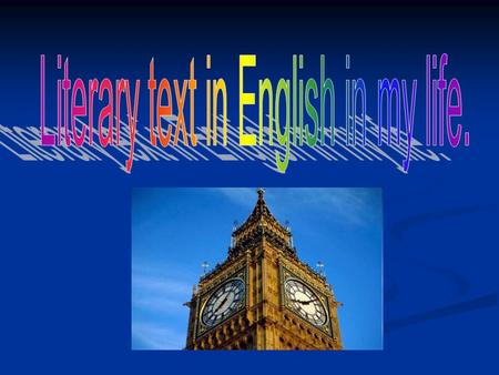 English is becoming the universal language of our planet. I would like to go abroad. It will be interesting to speak to people in England, Italy, France,