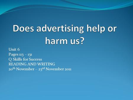 Does advertising help or harm us?