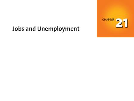 When you have completed your study of this chapter, you will be able to C H A P T E R C H E C K L I S T Define the unemployment rate and other labor market.