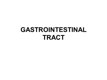 GASTROINTESTINAL TRACT. A 40 yr old man complains of difficulty of swallowing & a tendency to regurgitate his food---------