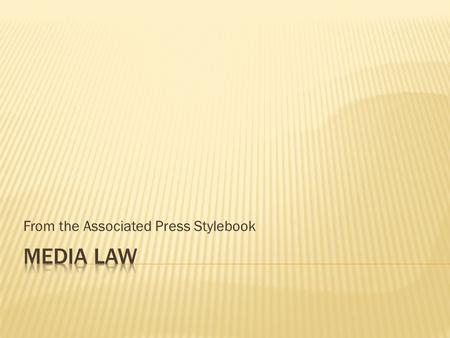 From the Associated Press Stylebook.  At its most basic, libel means injury to reputation. Words, pictures, cartoons, photo captions and headlines can.