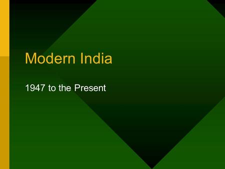 Modern India 1947 to the Present. Indian Languages.