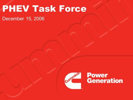 PHEV Task Force December 15, 2006. 2 Legislative direction:  HF 3718 Sec 3. Subd. 4. Charge. (a) The plug-in hybrid electric vehicle task force shall.