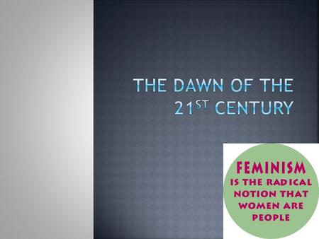  More women enter the workforce.  Continued rise of feminism.  Simone de Beuvoir- The Second Sex  Exposed family law as favoring men.  Criticized.