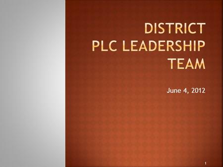 June 4, 2012 1.  Why are we spending time discussing elements of effective group work ?  Effective and collaborative group work requires an intentional.