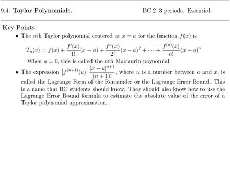 In Section 4.1, we used the linearization L(x) to approximate a function f (x) near a point x = a:Section 4.1 We refer to L(x) as a “first-order” approximation.