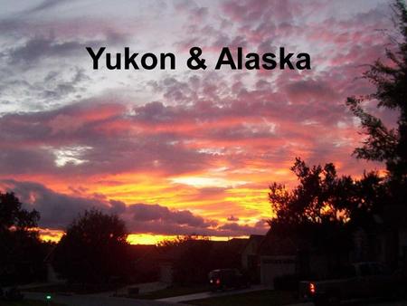 Yukon & Alaska. Our Route in Canada & Alaska Yukon: Drainage Divides Peel River Drainage Area Yukon River Drainage Area Mackenzie River Drainage Area.