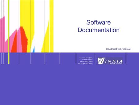 1 1 Software Documentation David Geldreich (DREAM)