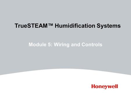 Module 5: Wiring and Controls