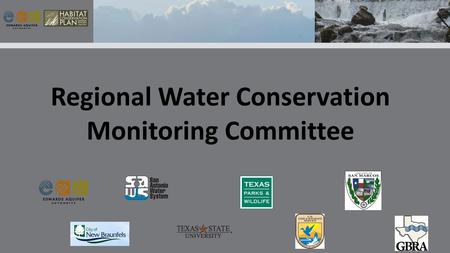 Regional Water Conservation Monitoring Committee.