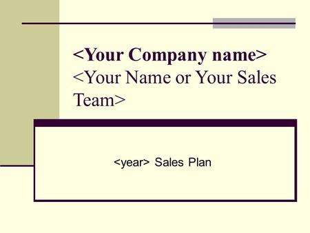 Sales Plan. Agenda Executive Summary Sales Objectives - Overall Existing Sales Performance Customer Segmentation & Action Plans Opportunities & Territories.