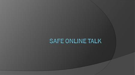 DON’T TALK TO STRANGERS HHow might this “rule” change when we communicate online? Allows to keep in touch with those you already know Allows interaction.