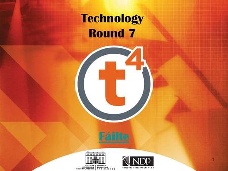 1 Technology Round 7 Fáilte. 2 9.15 – 9.30 Introduction & Update (Pat Lynch) 9.30 – 10.45 Core: - Quality Management & Reliability (Elizabeth Davis) 10.45-