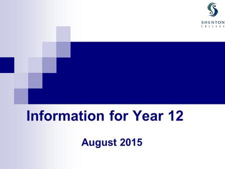 Information for Year 12 August 2015. Janet Schofield Schools Curriculum & Standards Authority Information Nicole Martin WACE Exam Requirements Linda Barr.