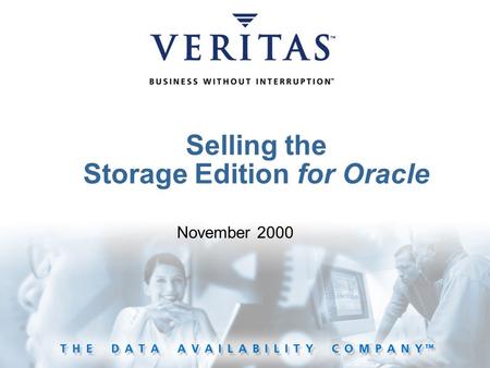 Selling the Storage Edition for Oracle November 2000.