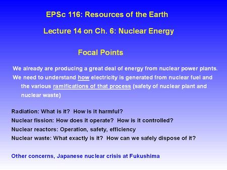 U Th + Energy Natural “spall-off” Masses are not quite equal on both sides. The difference is ENERGY. e = mc 2 massenergy Natural radioactive.