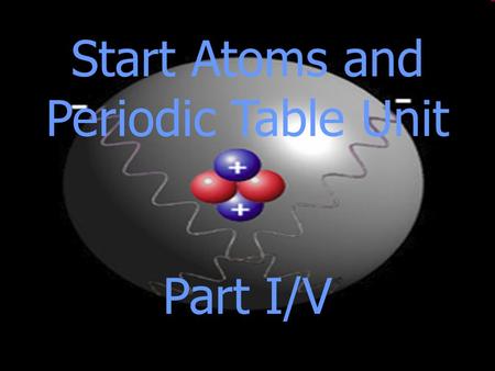 Start Atoms and Periodic Table Unit Part I/V. More Units Available at… Earth Science: The Soil Science and Glaciers Unit, The Geology Topics Unit, The.