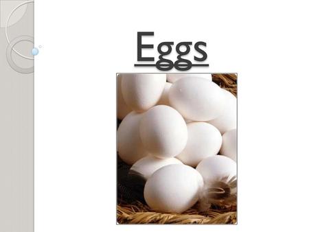 Eggs. Parts of the Egg Storing Eggs 1. Eggs are very porous. 7,000 pores on a chicken egg. They should be stored in their original carton. The cardboard.